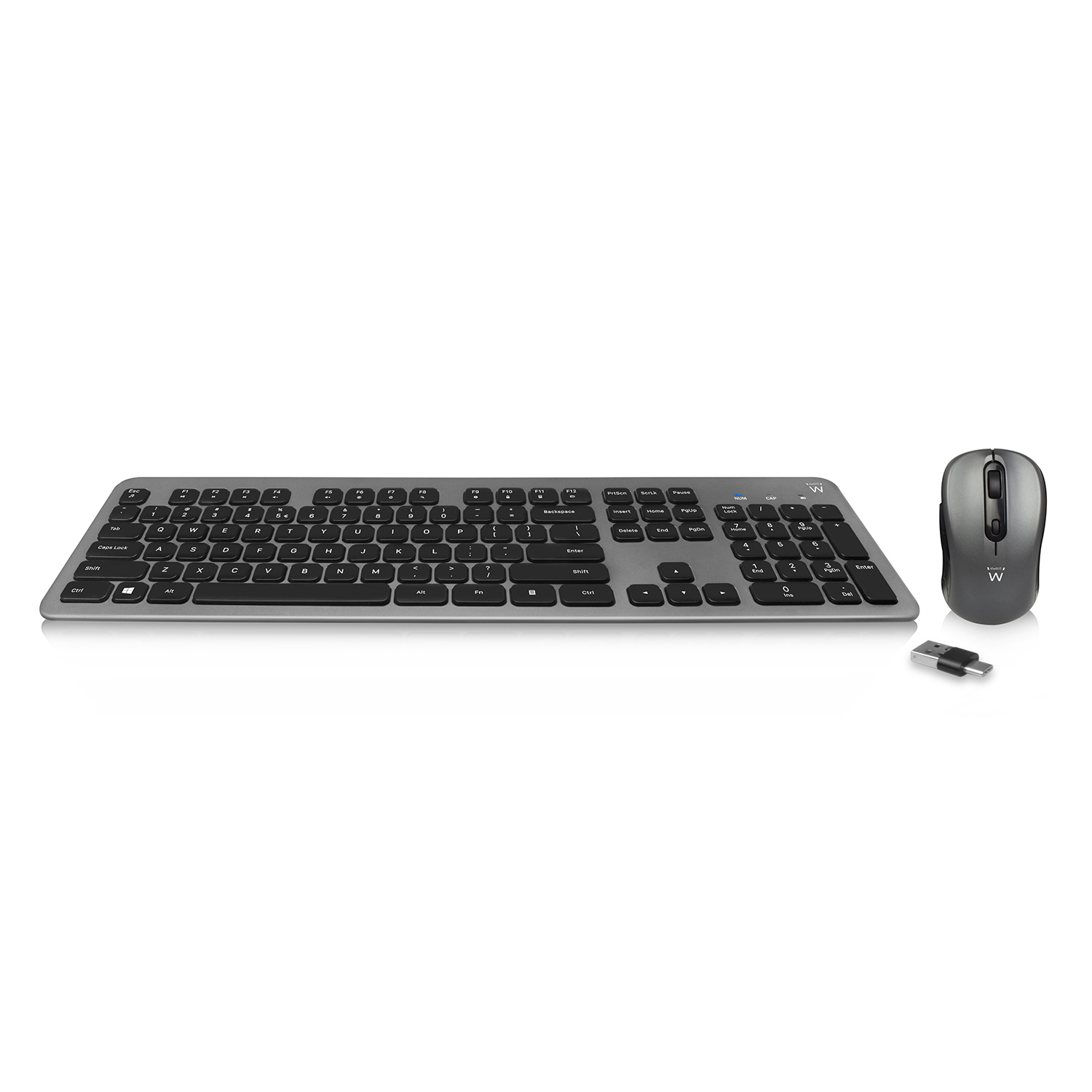 TECLADO + MOUSE EWENT WIRELESS PRETO