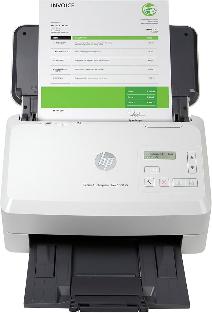 SCANNER HP 5000 SCANJET ENT FLOW S5