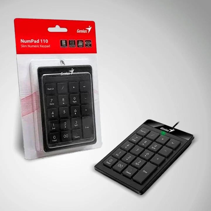 TECLADO NUMÉRICO GENIUS 110 PRETO - Image 3