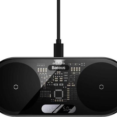 Imagem ilustrativa - Carregador sem fios duplo Baseus 20 W