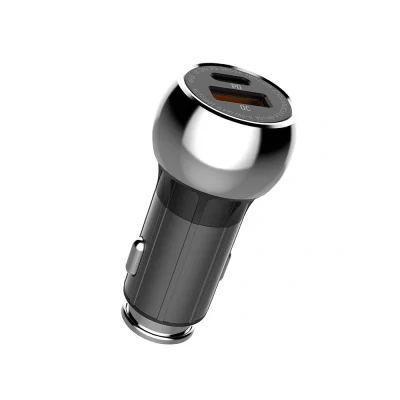 Imagem ilustrativa - Carregador de carro LDNIO USB-C preto