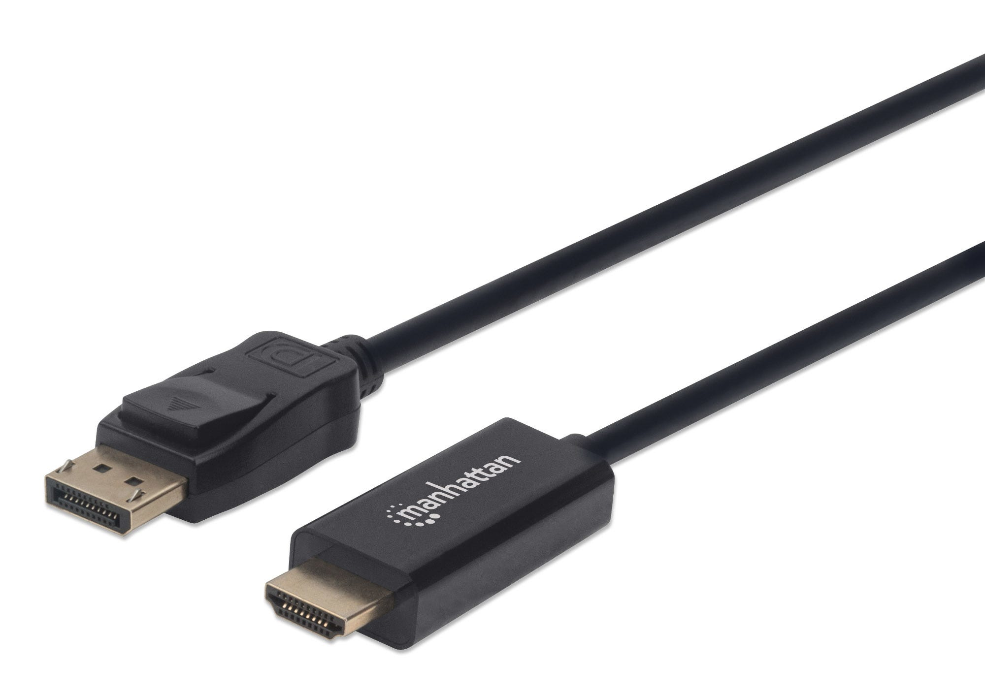 CABO DISPLAYPORT (M) PARA HDMI (M) 1.8MT CONVERSOR MANHATTAN PRETO