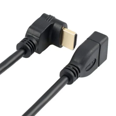 Imagem ilustrativa - Cabo adaptador Ewent HDMI 2.0 angular 0,15 m