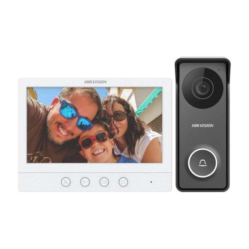 VIDEOPORTEIRO HIKVISION DS-KIS213 7" IR LIGHT